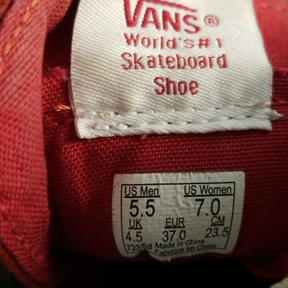 ***SOLD***Vans Sk8-Hi American Flag Studded Star - Picture 8 of 8